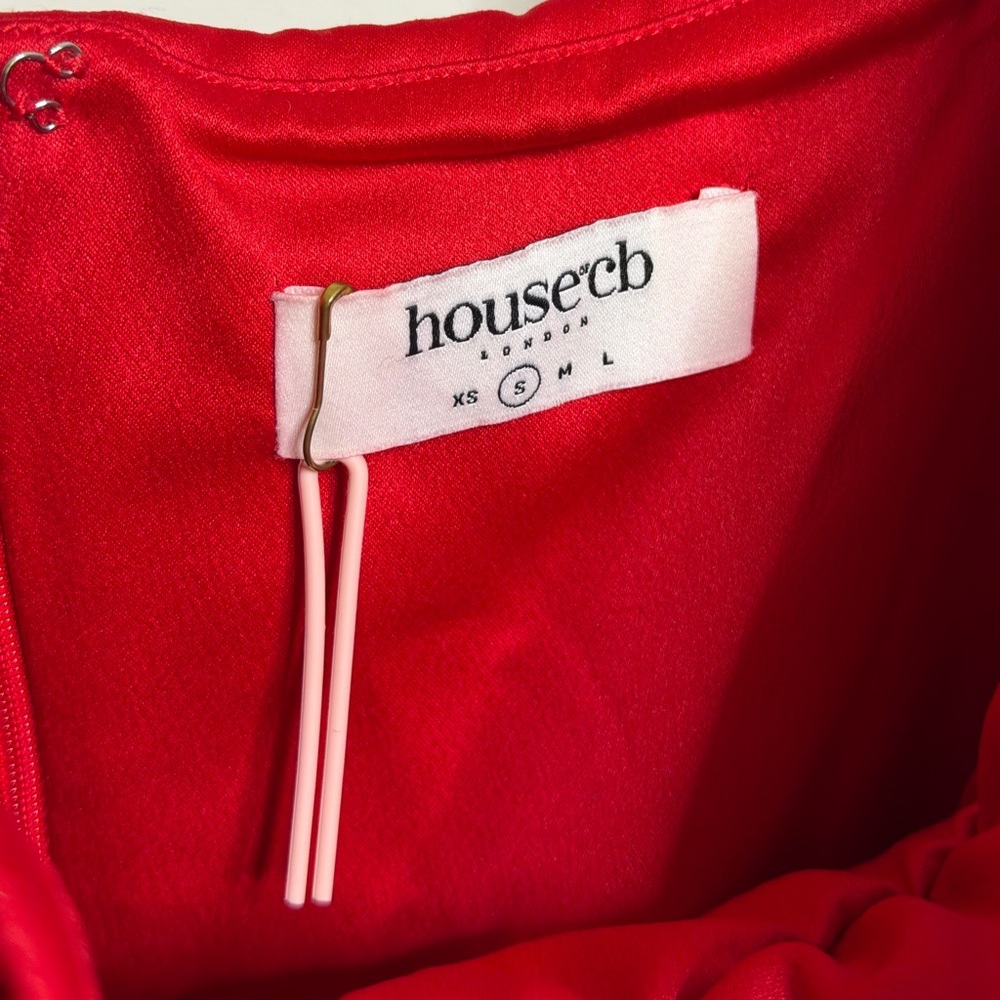 House of CB Valencia Red Rose Corset Dress - Picture 7 of 8